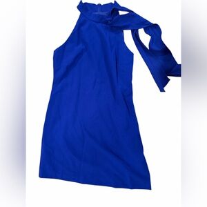 Vince Comuto EUC Bow neck halter dress